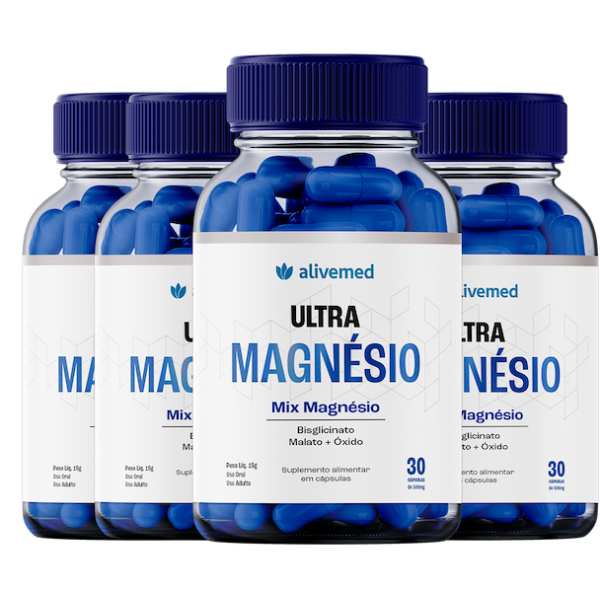 Kit com 4 UltraMagnésio (Pague 3 Leve 4)