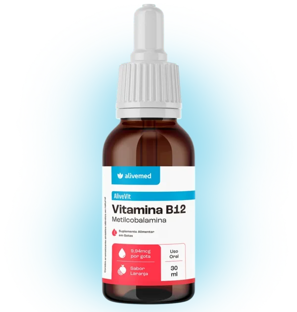 AliveVit® Vitamina B12 – Absorção ultra rápida