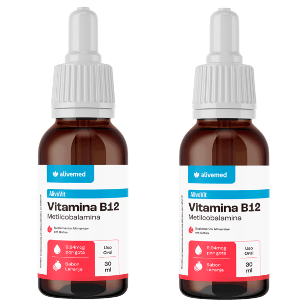 Kit com 2 Frascos Vitamina B12