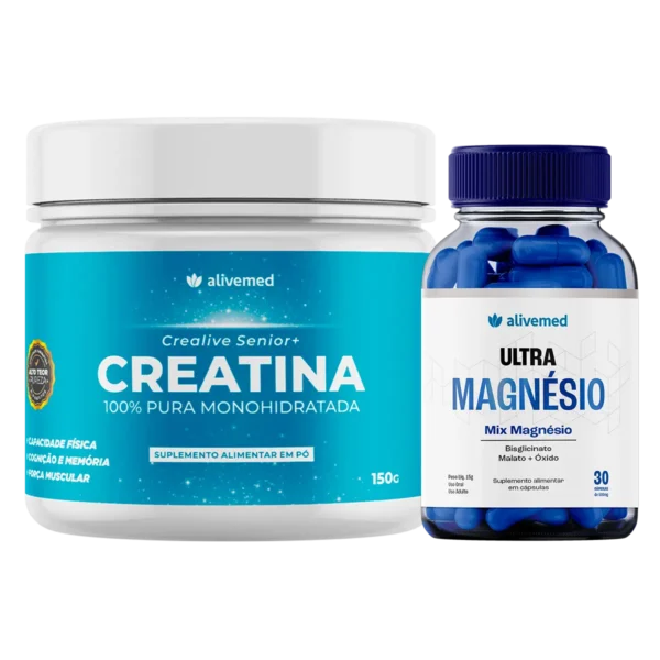 Kit com 1 Crealive Senior + 1 UltraMagnésio