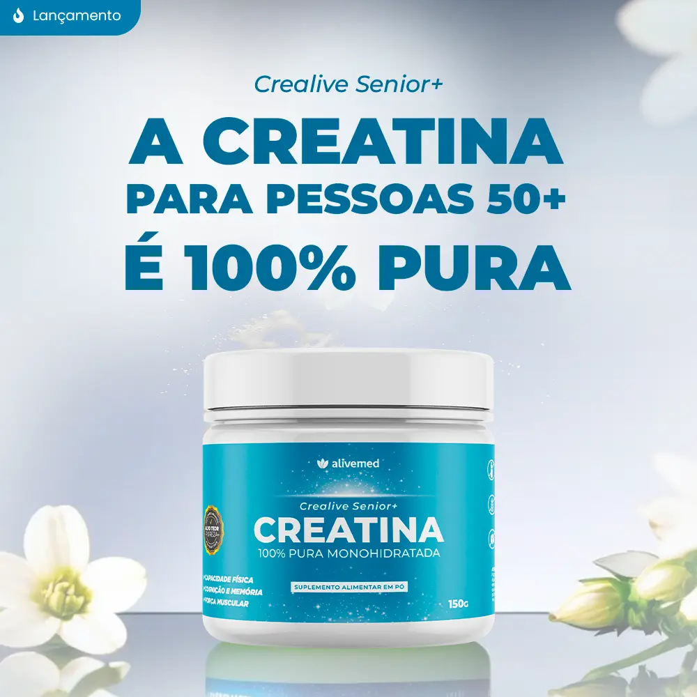 [Kit Corpo Forte] Crealive Senior + UltraMagnésio + AliveVit D3+K2 ...