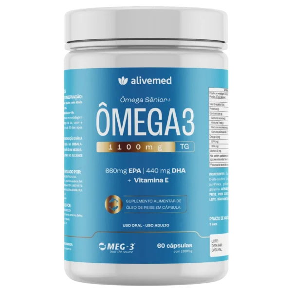 Ômega 3 Sênior TG - 1100mg EPA DHA com Vitamina E